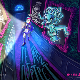 Жуткий дом с призраками