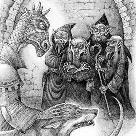 Иллюстрация к рассказам фэнтези.