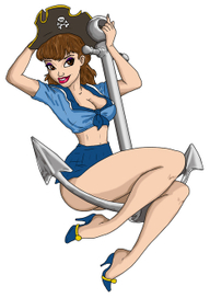 Девушка на якоре