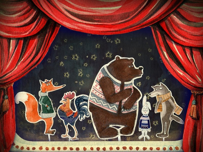 Игра по мотивам сказки "Зайкава хатка"