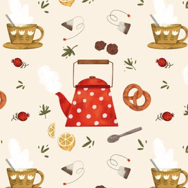 чайный паттерн