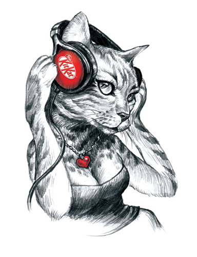 Креативный персонаж для ТМ Kit Kat