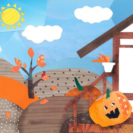 Хэллоуин (оранжевый разворот)