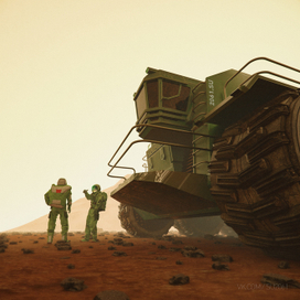 Soviet Mars tractor 