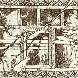 Хижина в лесу