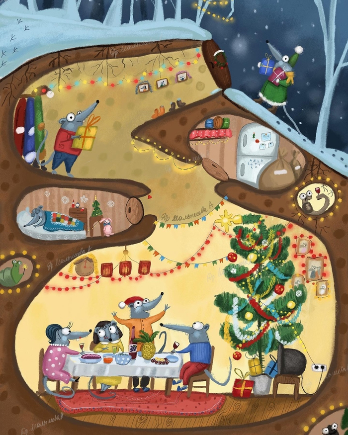 в норке жили землеройки