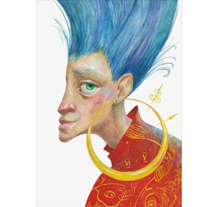 Дама в красном