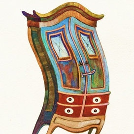 Старый шкаф.