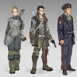 Персонажи по вселенной "метро 2033"