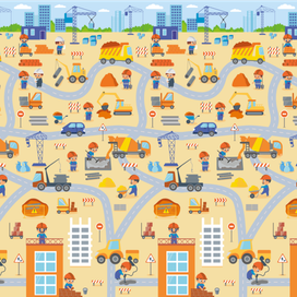 Иллюстрация для детских ковриков