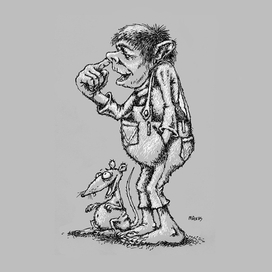 Когда делать нечего, домовой в носу ковыряет