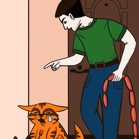 Иллюстрация к детскому стихотворению