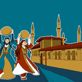 Иллюстрация для рекламы фестиваля