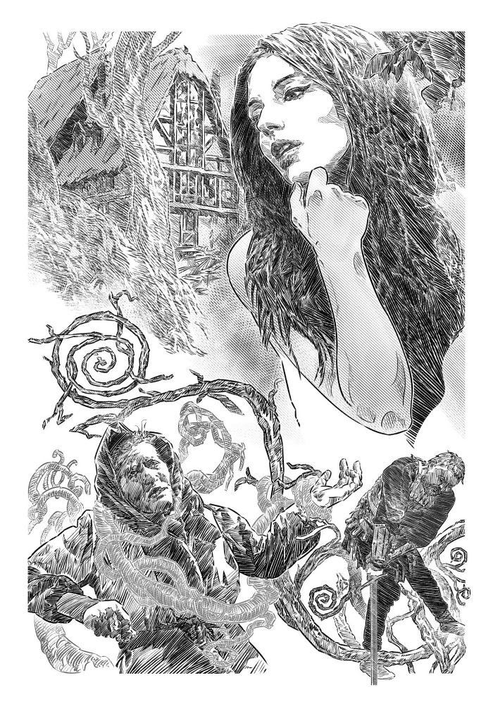 Дорога в сказку, Иллюстрация № 32 - Конец старой ведьмы.