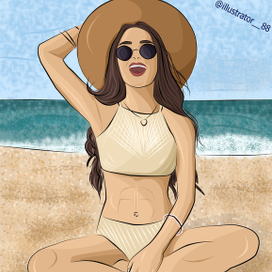 art-портрет по фото в Ps