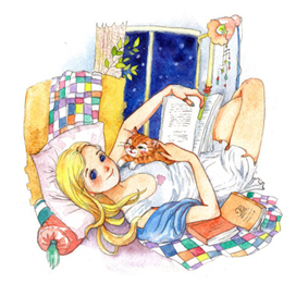 Вечер и кошки