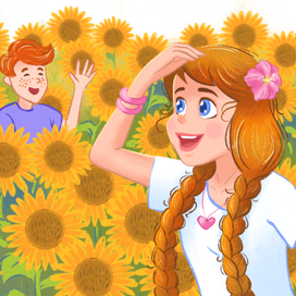 Прятки в подсолнухах