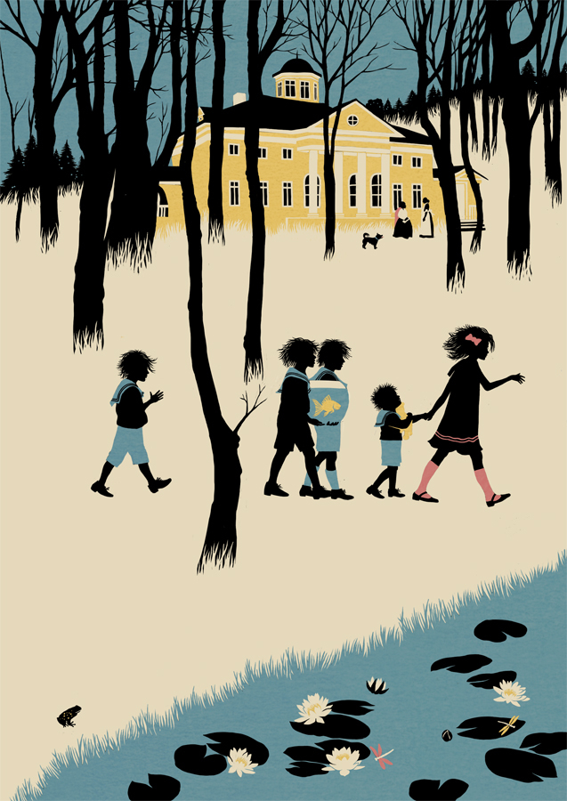 Картинка проба. Сказка про пятерых детей и судьбу золотой рыбки.