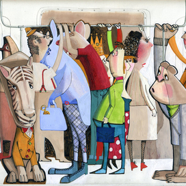 КриблиКраблиБум. В метро2