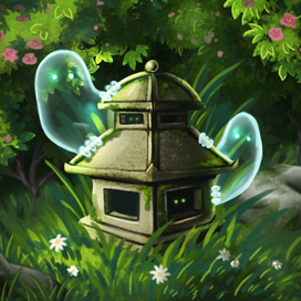 Фонарь Торо или Домик для богов