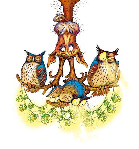 Иллюстрация к книге А. Усачёва «Первобытная история», издательство «Азбука», 2015 г.