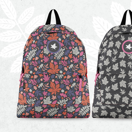 Бесшовные паттерны на тему осени.