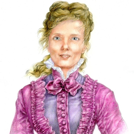 Пурпурное платье