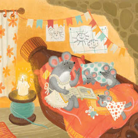 Иллюстрация для детской книжки "Весёлый Новый год"