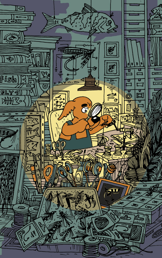 вязальщик мух