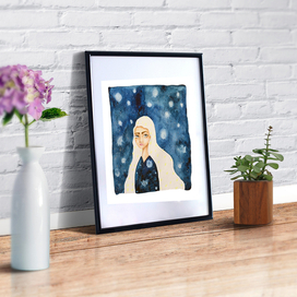 Девушка-звездная ночь