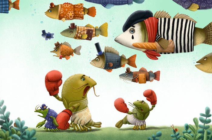 один судак большой чудак...