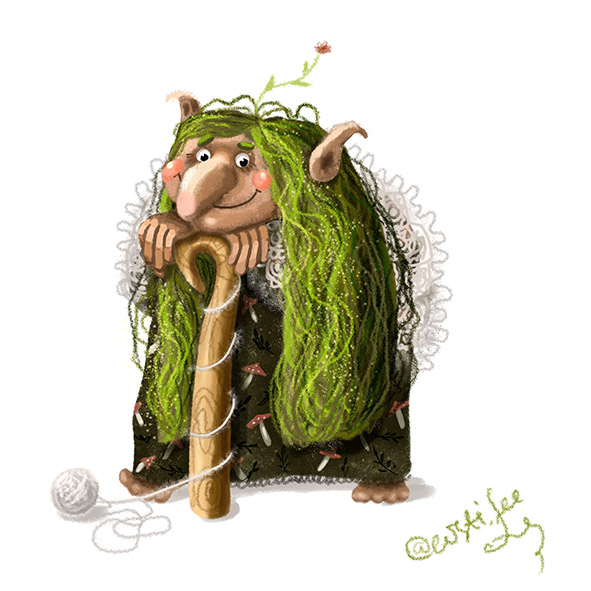 Бабуся-рукодельница