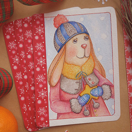 Новогодний зайчонок