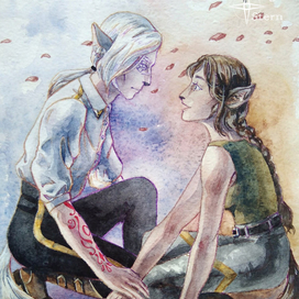 Люпин и Дайна. Персонажи автора Fluffy.