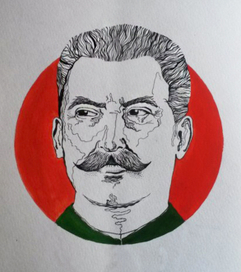 Принт на майку "Сталин"