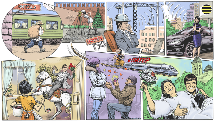 Комикс для интерьера