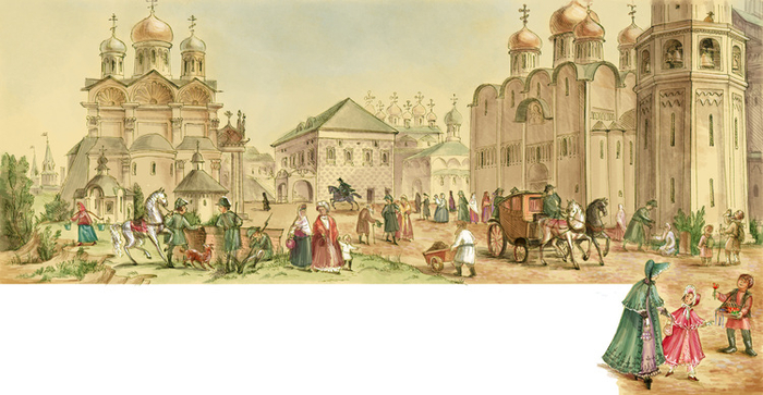 Вид Кремля. Для журнала "Матушка"к статье "Сыщики и воры"