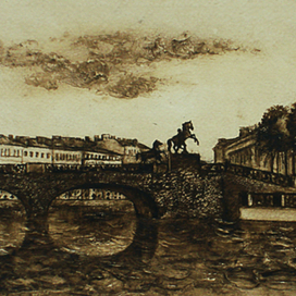 Иллюстрация для произведения А.С. Пушкина "Пиковая дама"