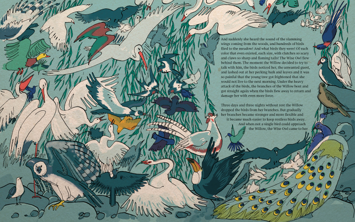 И налетело на Иву бесчисленное множество птиц