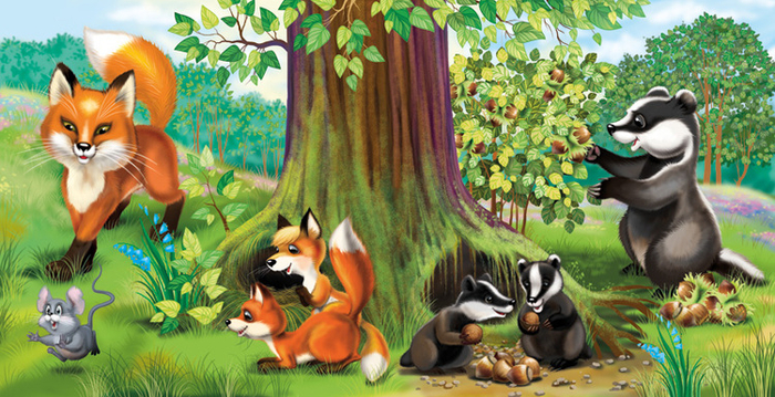 Лисы и барсуки