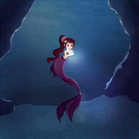 русалка с жемчужиной 