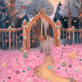 Фрагмент иллюстрации  к "Щелкунчику"