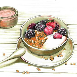 Овсянка на завтрак