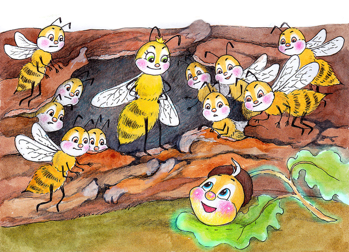 Разноцветные приключения. Королева пчел.