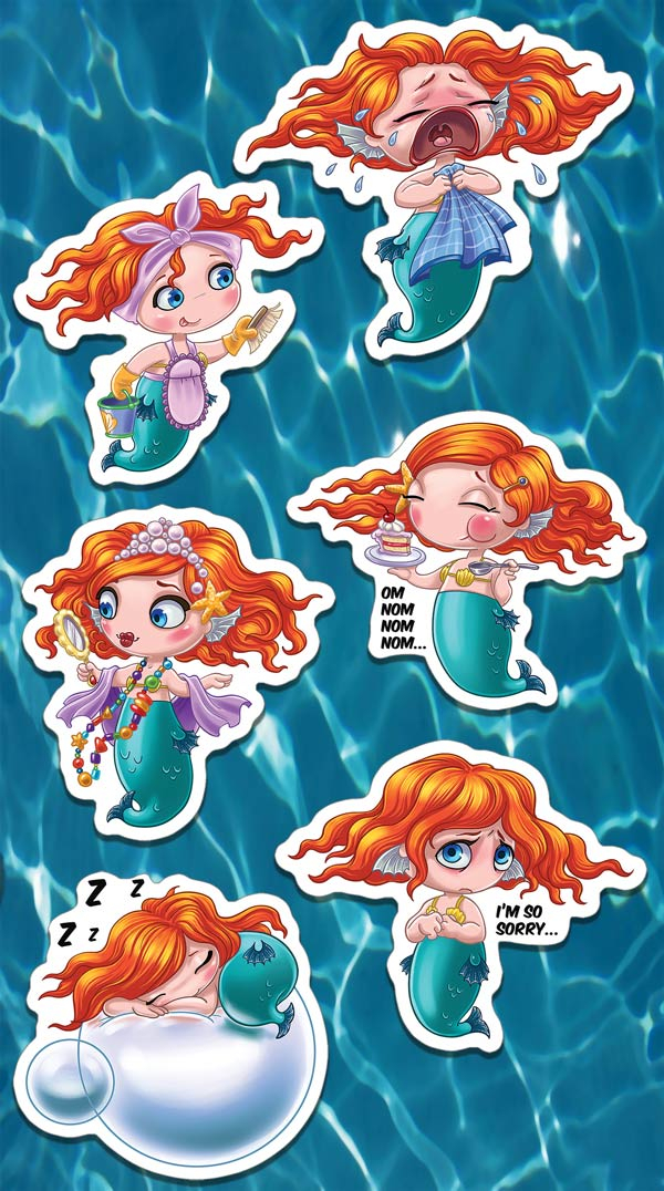 Набор русалок на разные случаи жизни №2
