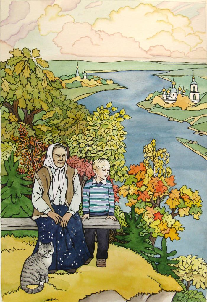 Иллюстрация для обложки детской книги