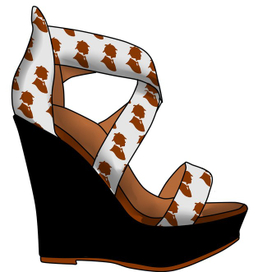 Шерлок стилизация - босоножки