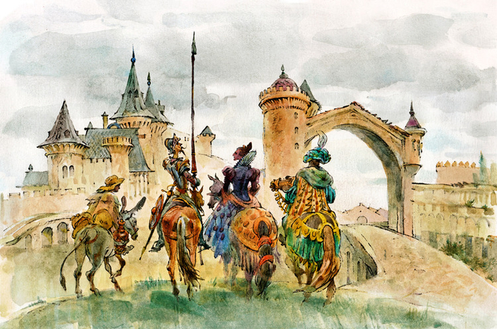 "ДОН КИХОТ" В гости к герцогу и герцогине