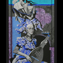 Муза с лютней