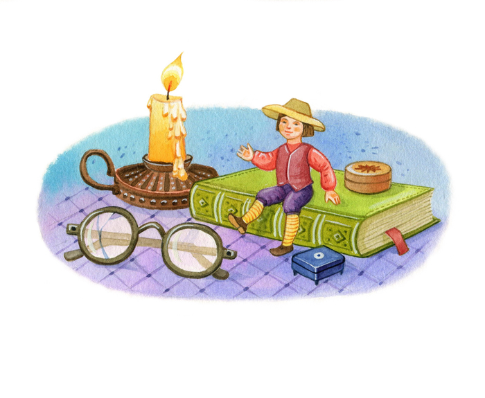 К сказке Братьев Гримм "Мальчик-с-пальчик", для изд.Эксмо